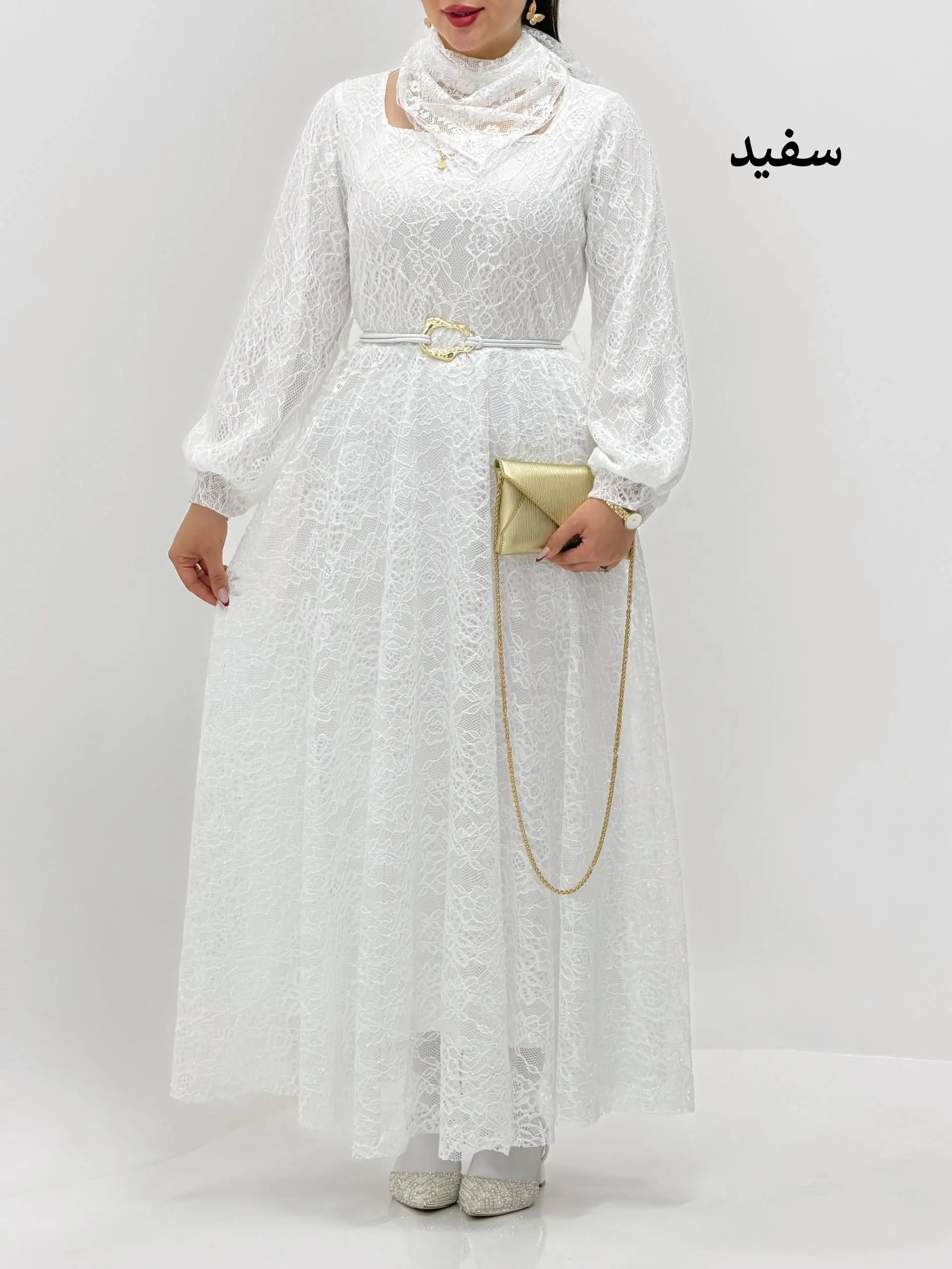 3921-پیراهن ماکسی عروس